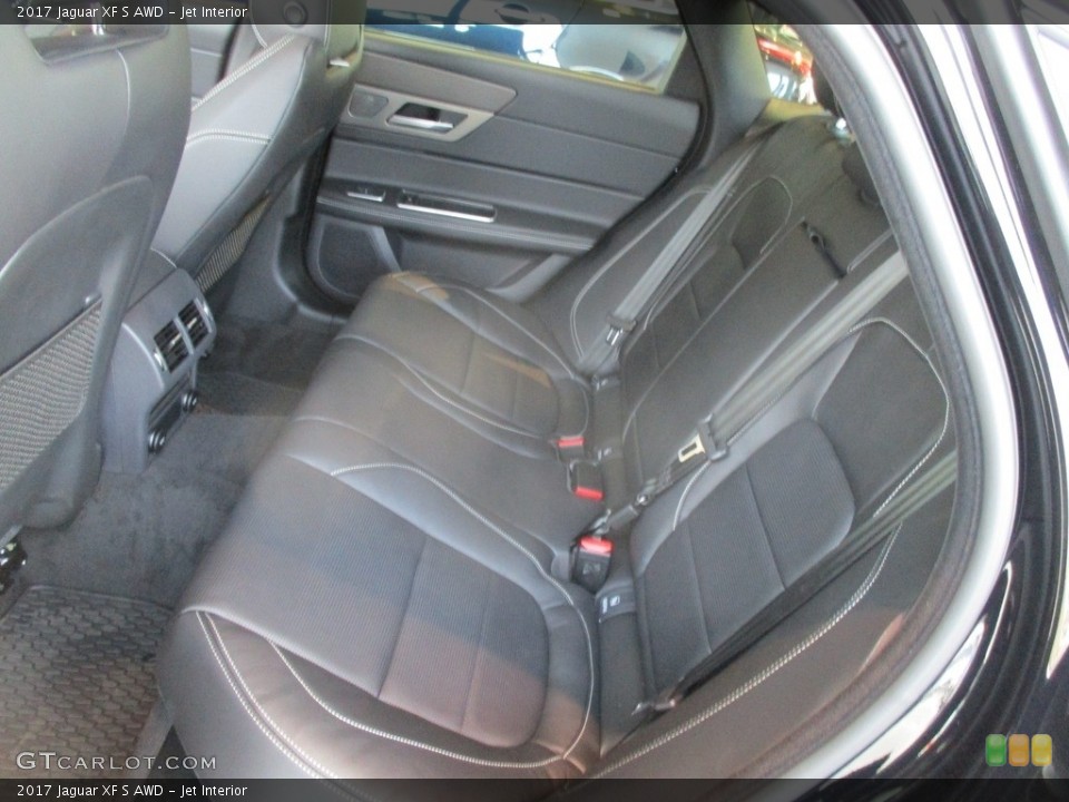 Jet Interior Rear Seat for the 2017 Jaguar XF S AWD #117998854