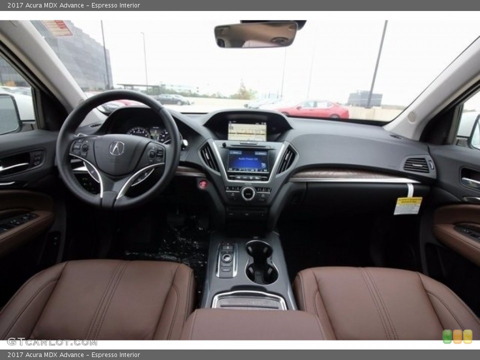Espresso Interior Dashboard for the 2017 Acura MDX Advance #117999259