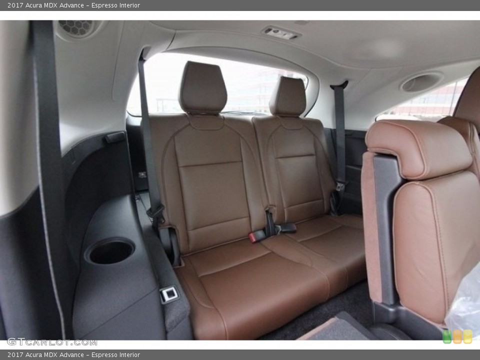 Espresso Interior Rear Seat for the 2017 Acura MDX Advance #117999538