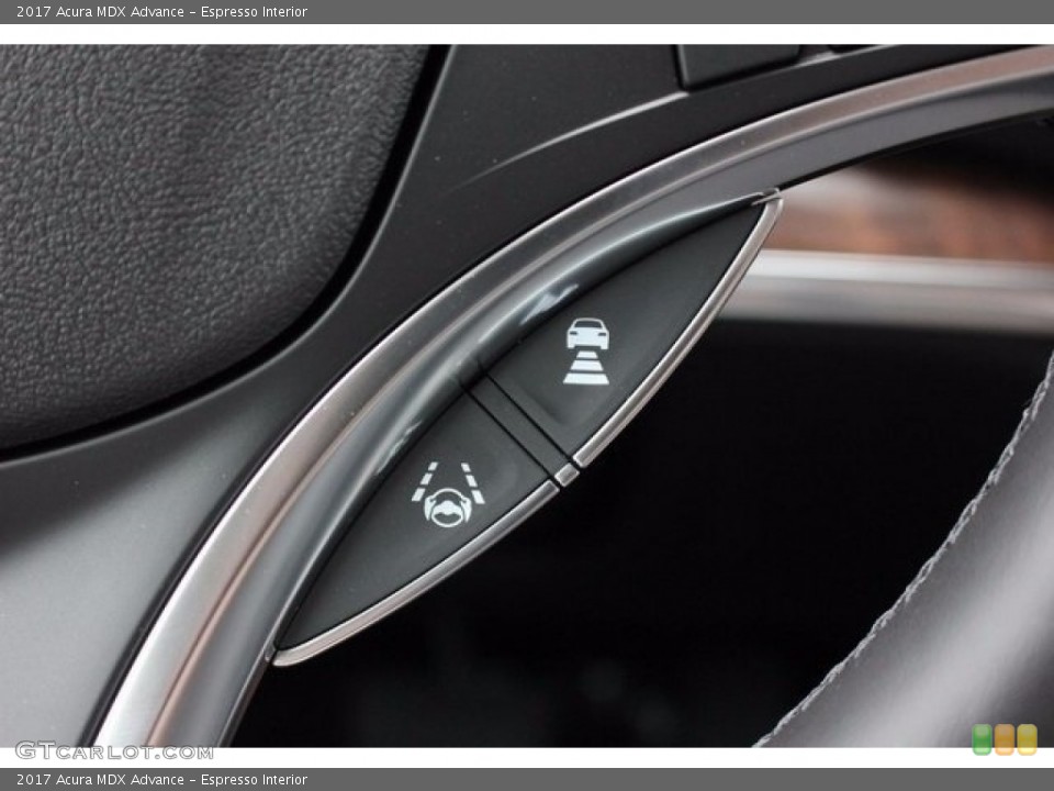 Espresso Interior Controls for the 2017 Acura MDX Advance #117999925