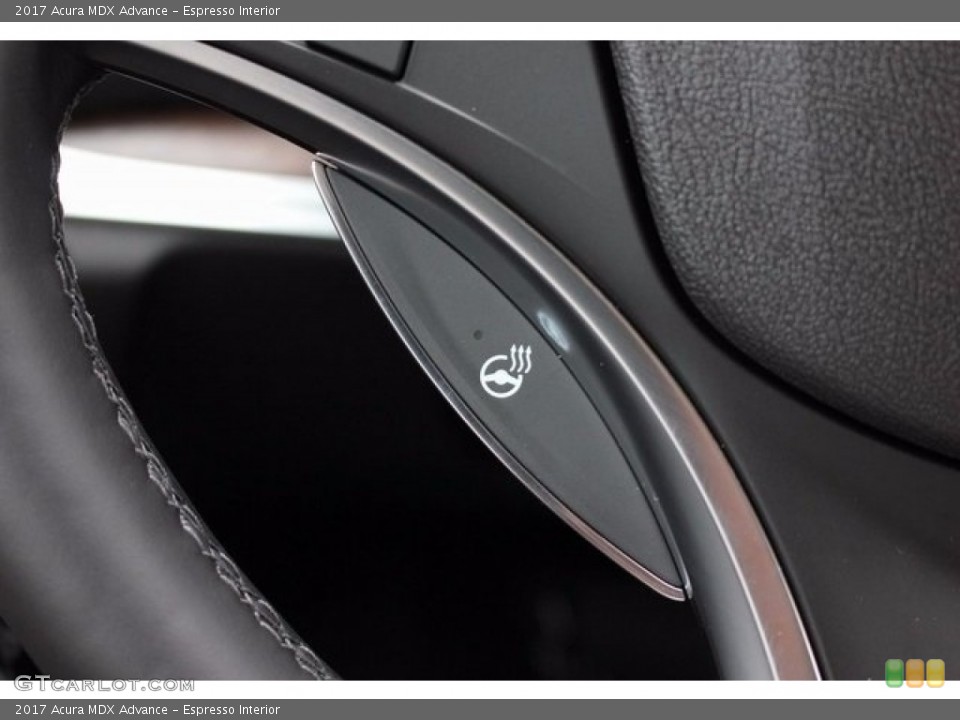 Espresso Interior Controls for the 2017 Acura MDX Advance #117999937