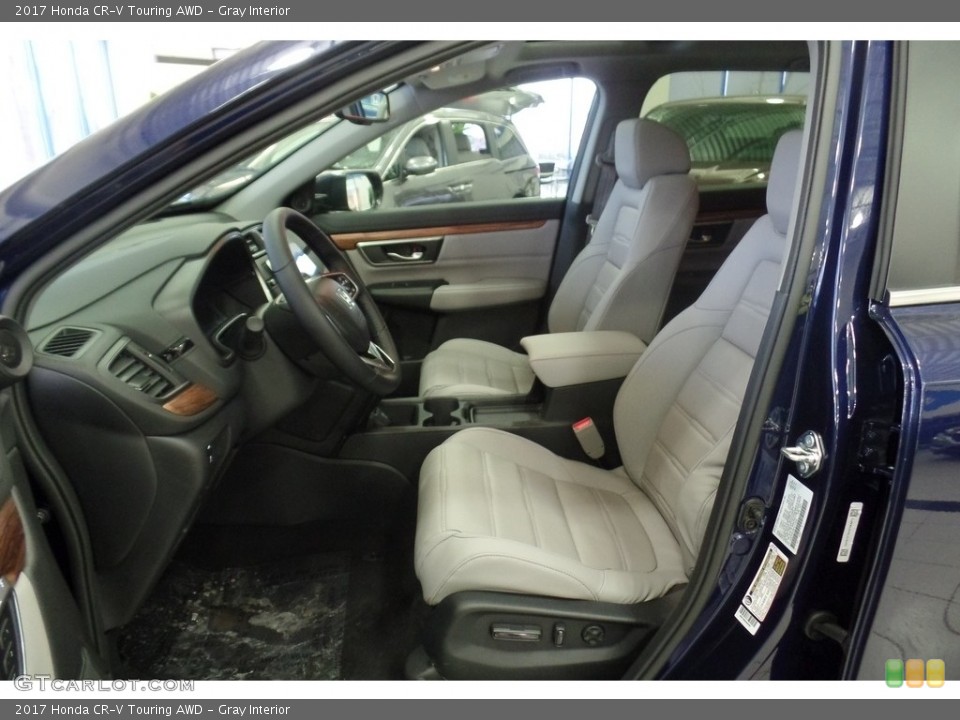 Gray Interior Photo for the 2017 Honda CR-V Touring AWD #118001737