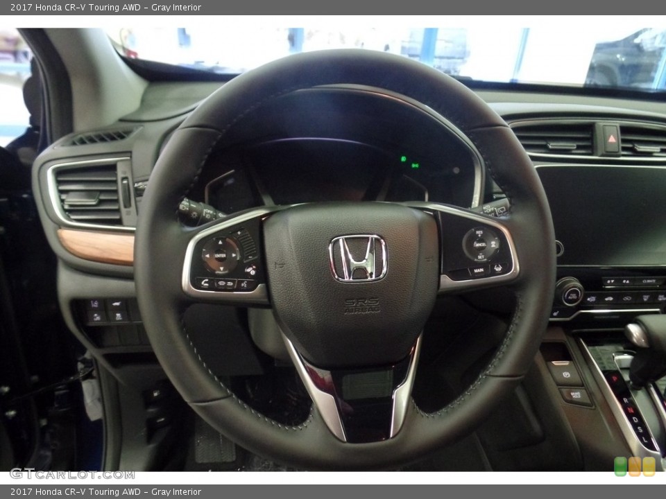 Gray Interior Steering Wheel for the 2017 Honda CR-V Touring AWD #118001779