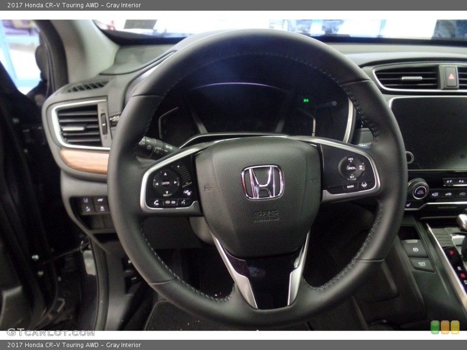 Gray Interior Steering Wheel for the 2017 Honda CR-V Touring AWD #118002097