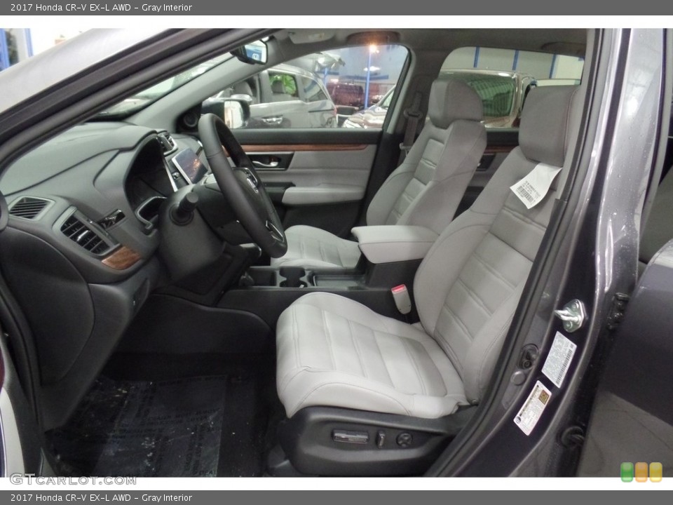Gray Interior Front Seat for the 2017 Honda CR-V EX-L AWD #118002367