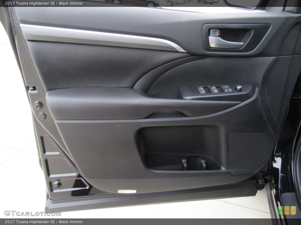Black Interior Door Panel for the 2017 Toyota Highlander SE #118003933