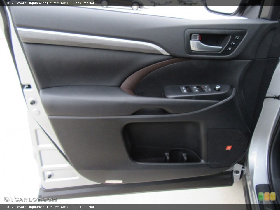 Black Interior Door Panel for the 2017 Toyota Highlander Limited AWD #118004554