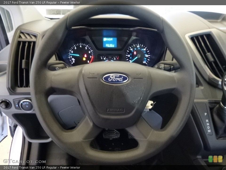 Pewter Interior Steering Wheel for the 2017 Ford Transit Van 250 LR Regular #118012593