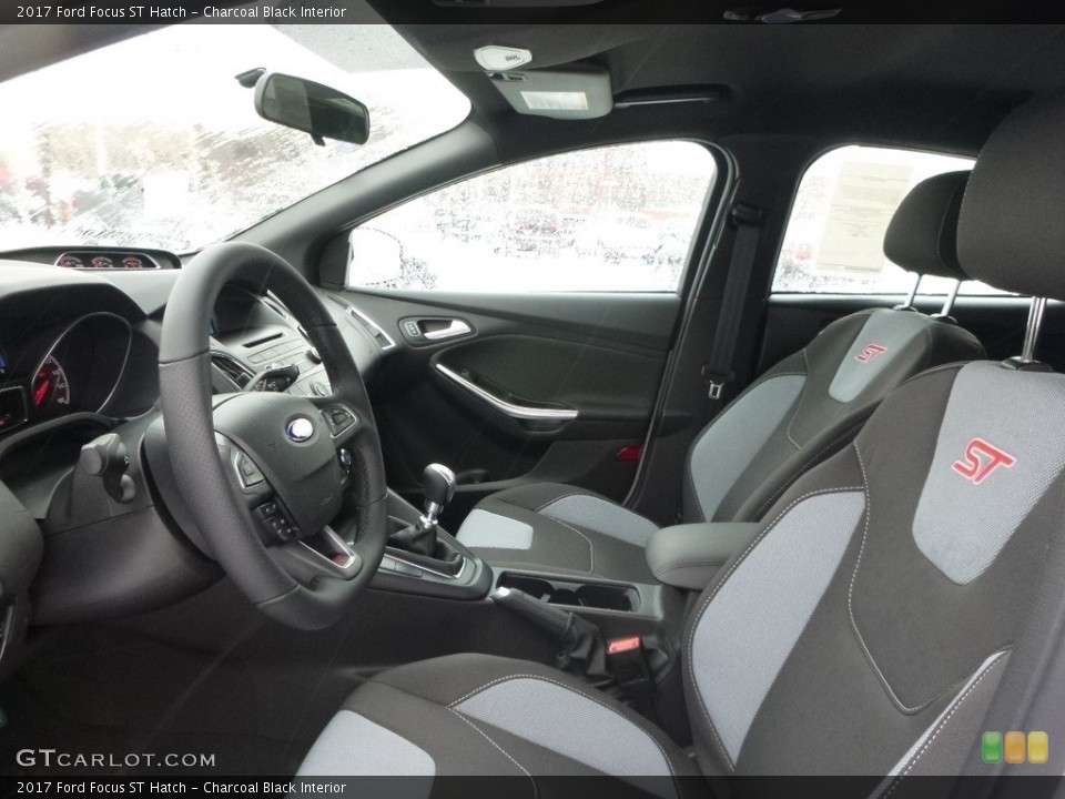 Charcoal Black Interior Front Seat for the 2017 Ford Focus ST Hatch #118025721