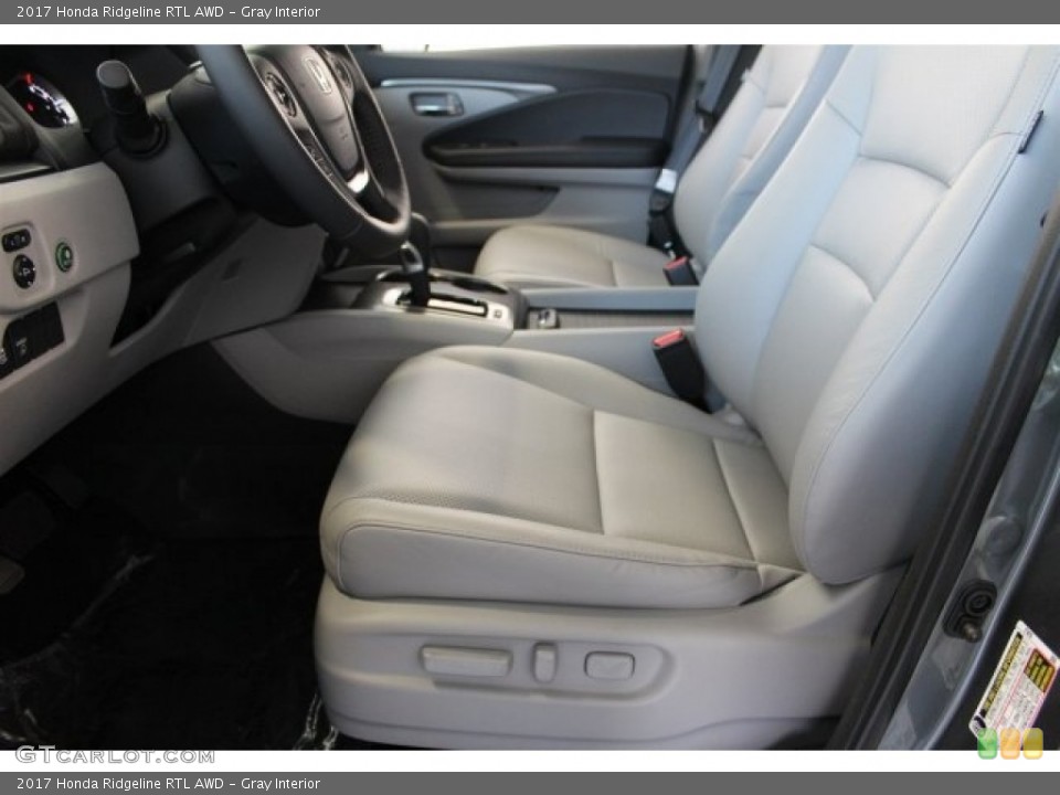 Gray Interior Front Seat for the 2017 Honda Ridgeline RTL AWD #118026455