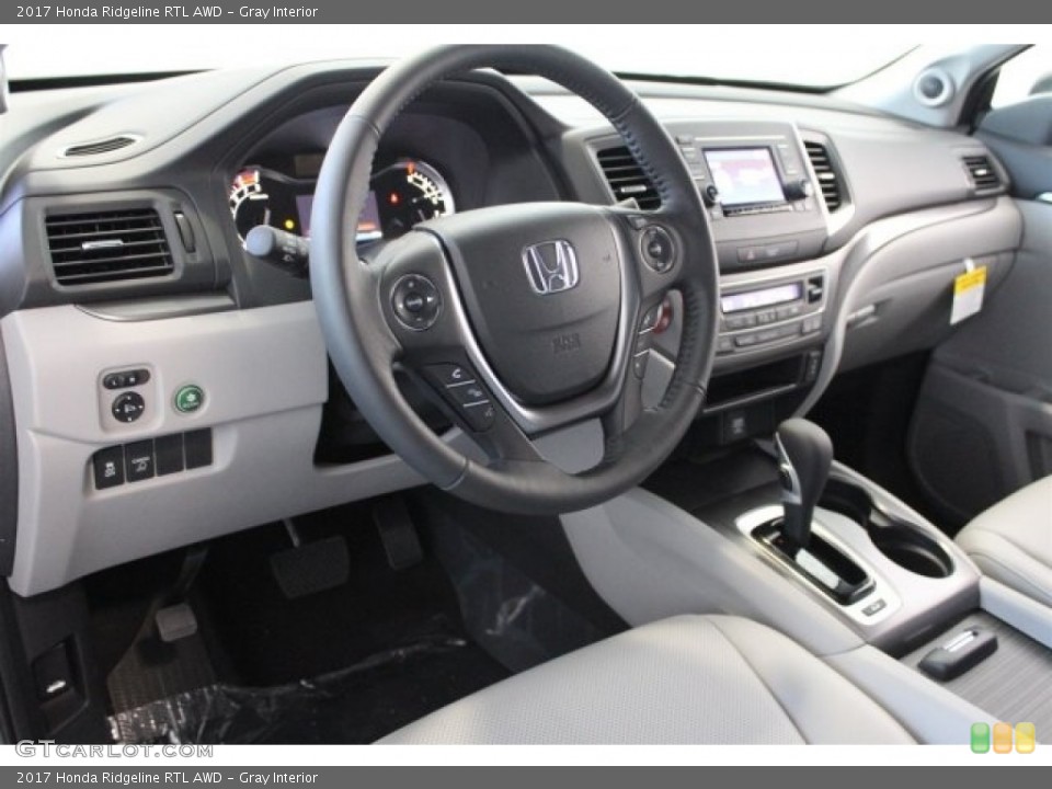 Gray Interior Dashboard for the 2017 Honda Ridgeline RTL AWD #118026486