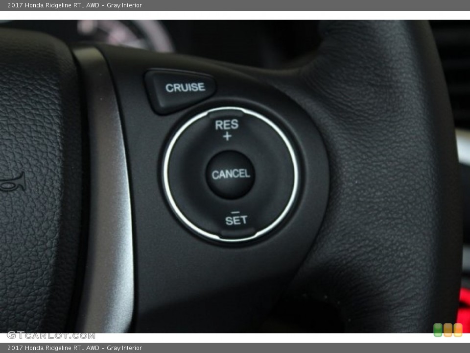 Gray Interior Controls for the 2017 Honda Ridgeline RTL AWD #118026534