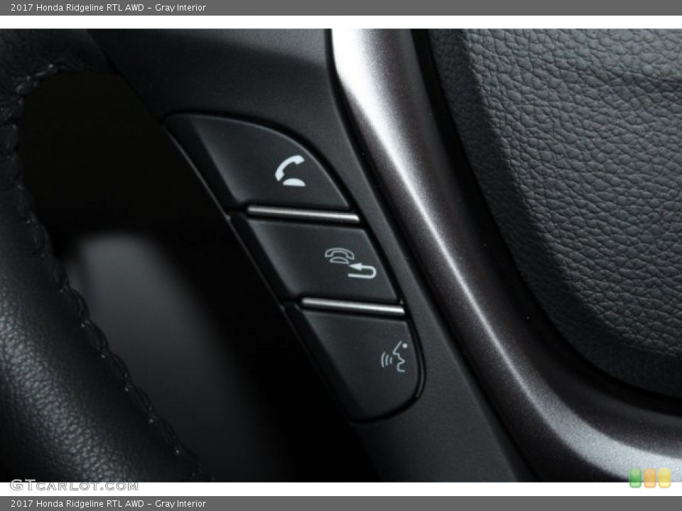 Gray Interior Controls for the 2017 Honda Ridgeline RTL AWD #118026552