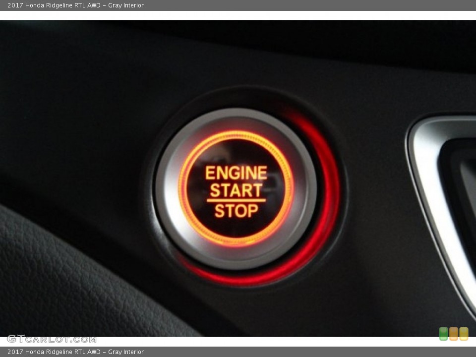Gray Interior Controls for the 2017 Honda Ridgeline RTL AWD #118026687