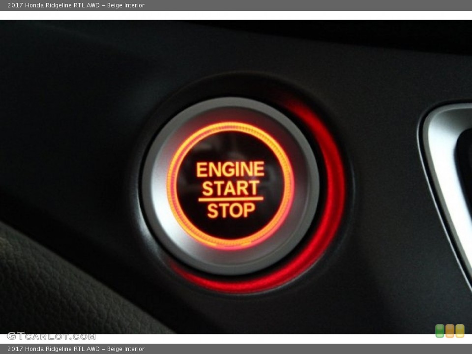 Beige Interior Controls for the 2017 Honda Ridgeline RTL AWD #118027149