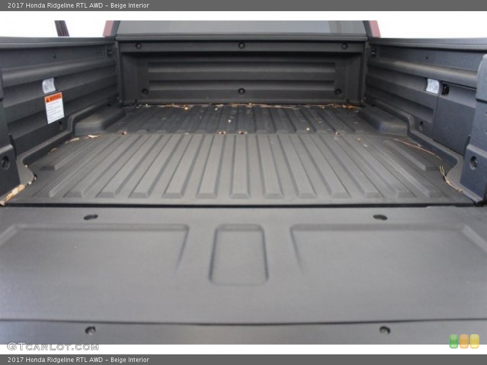 Beige Interior Trunk for the 2017 Honda Ridgeline RTL AWD #118027191