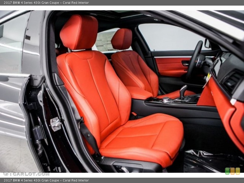 Coral Red Interior Photo for the 2017 BMW 4 Series 430i Gran Coupe #118028985