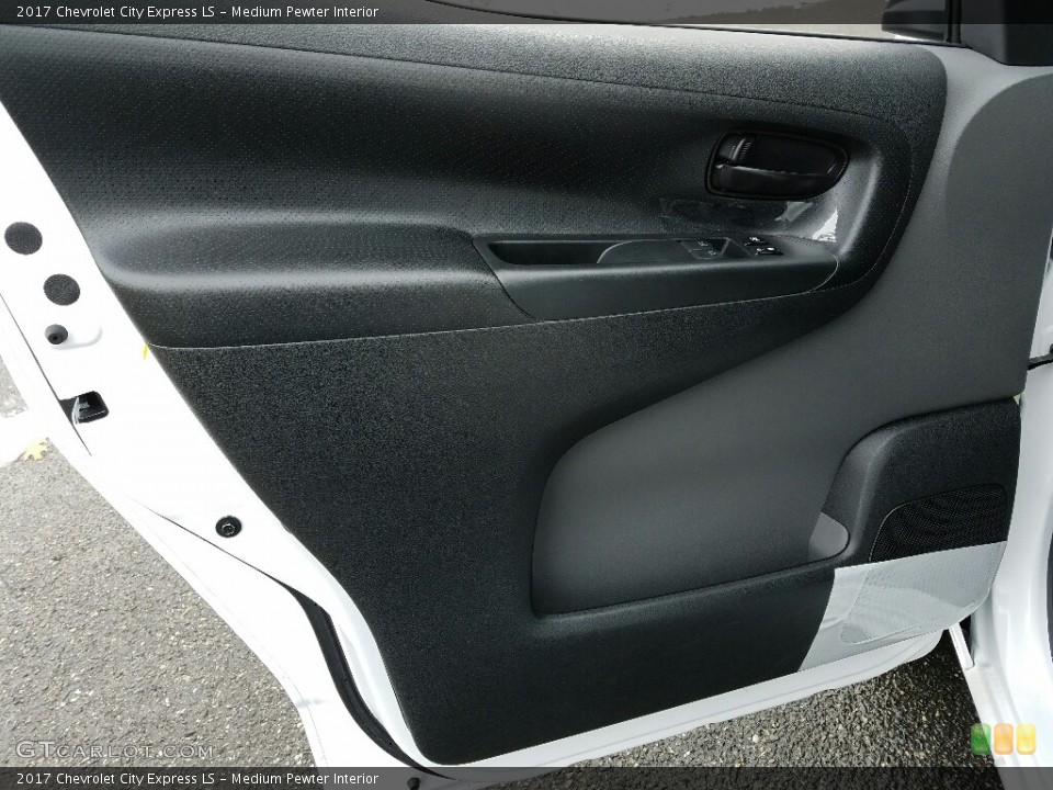 Medium Pewter Interior Door Panel for the 2017 Chevrolet City Express LS #118033821
