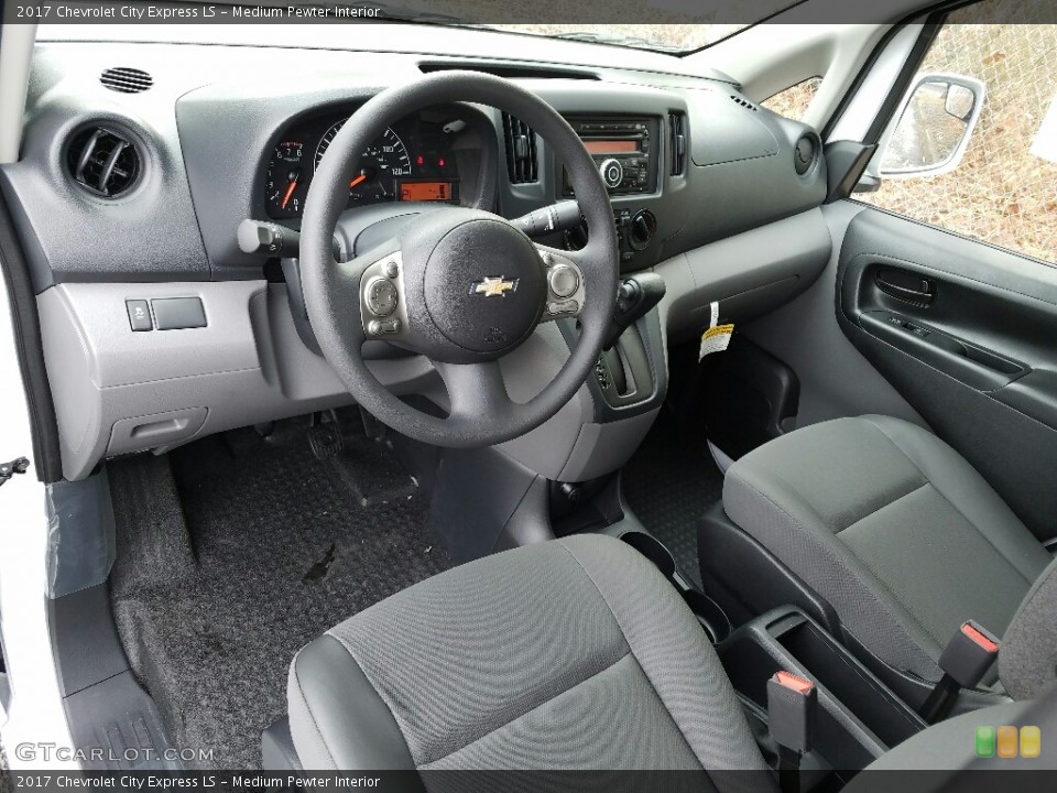 Medium Pewter Interior Photo for the 2017 Chevrolet City Express LS #118033902