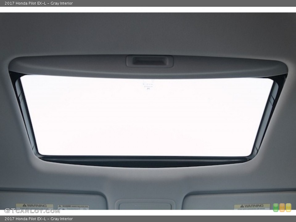 Gray Interior Sunroof for the 2017 Honda Pilot EX-L #118039005