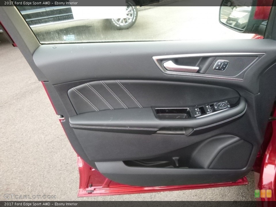 Ebony Interior Door Panel for the 2017 Ford Edge Sport AWD #118043181