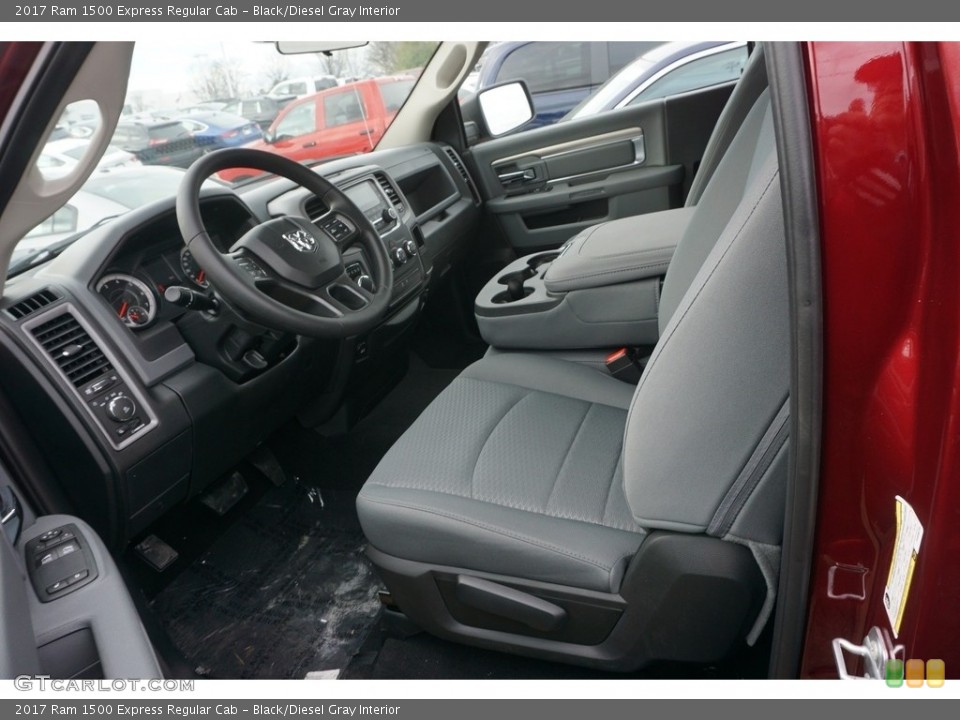Black/Diesel Gray Interior Photo for the 2017 Ram 1500 Express Regular Cab #118043628