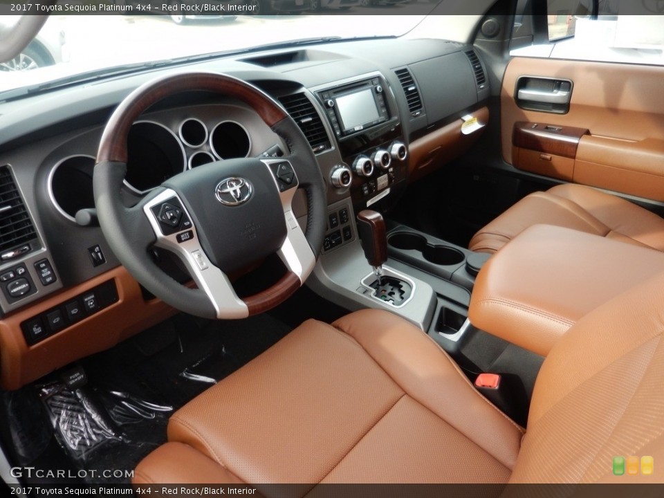 Red Rock/Black Interior Photo for the 2017 Toyota Sequoia Platinum 4x4 #118045782