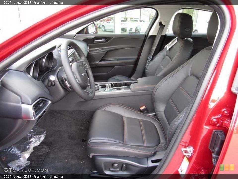 Jet Interior Photo for the 2017 Jaguar XE 35t Prestige #118049961