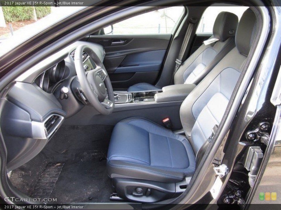 Jet/Blue Interior Photo for the 2017 Jaguar XE 35t R-Sport #118051005