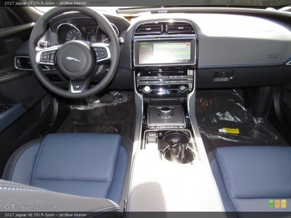 Jet/Blue Interior Dashboard for the 2017 Jaguar XE 35t R-Sport #118051024