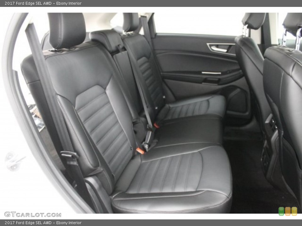 Ebony Interior Rear Seat for the 2017 Ford Edge SEL AWD #118051425