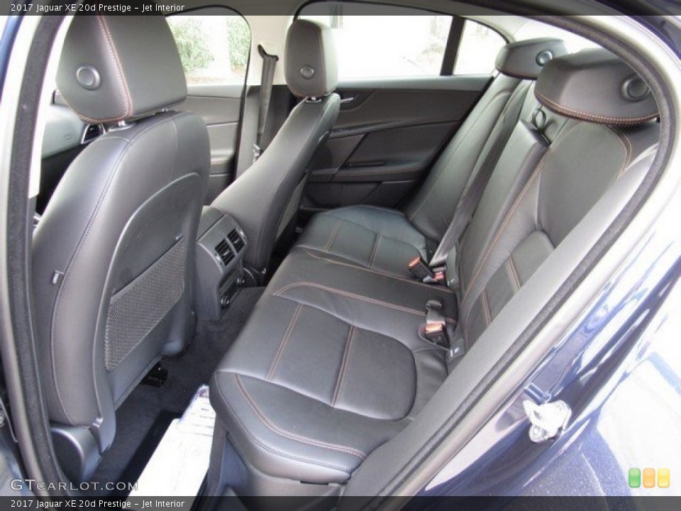 Jet Interior Rear Seat for the 2017 Jaguar XE 20d Prestige #118051800