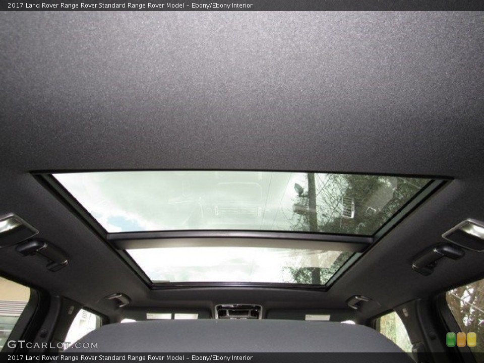 Ebony/Ebony Interior Sunroof for the 2017 Land Rover Range Rover  #118053747