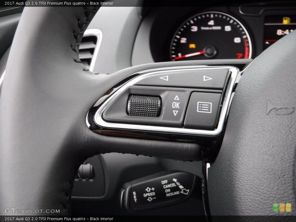 Black Interior Controls for the 2017 Audi Q3 2.0 TFSI Premium Plus quattro #118053978