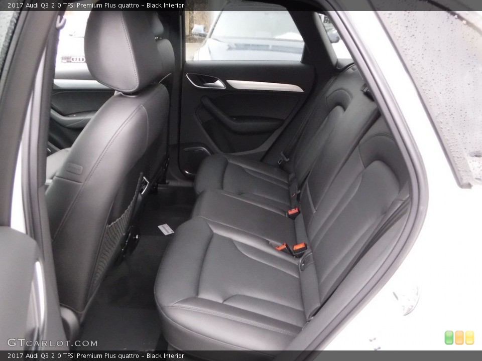 Black Interior Rear Seat for the 2017 Audi Q3 2.0 TFSI Premium Plus quattro #118054041