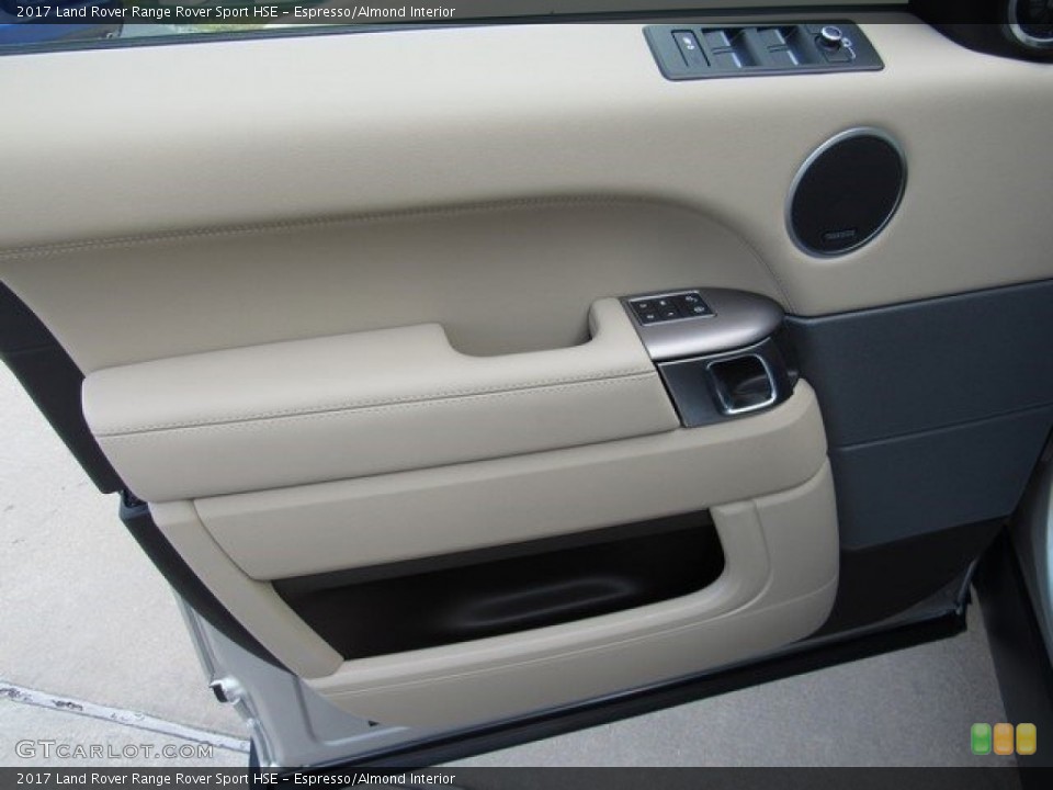 Espresso/Almond Interior Door Panel for the 2017 Land Rover Range Rover Sport HSE #118054044