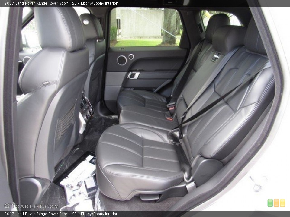 Ebony/Ebony Interior Rear Seat for the 2017 Land Rover Range Rover Sport HSE #118054164