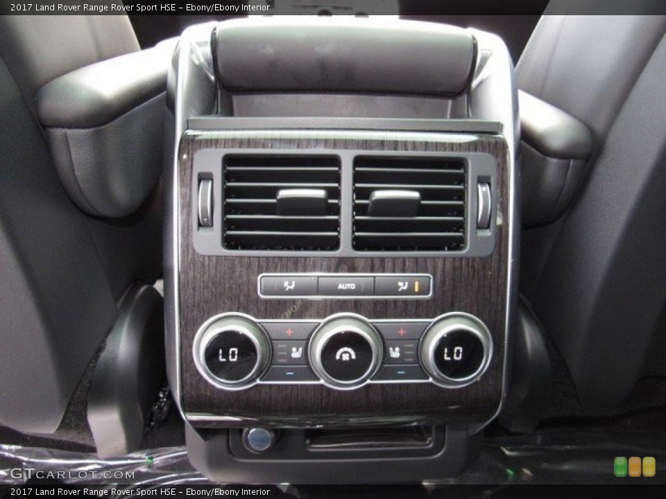 Ebony/Ebony Interior Controls for the 2017 Land Rover Range Rover Sport HSE #118054293