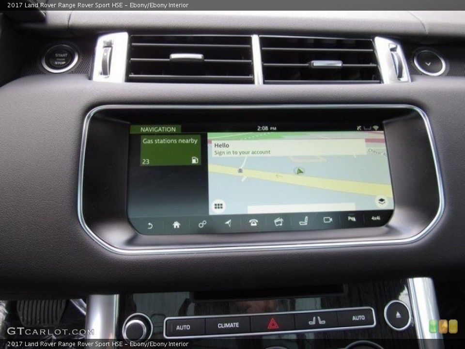 Ebony/Ebony Interior Controls for the 2017 Land Rover Range Rover Sport HSE #118054353
