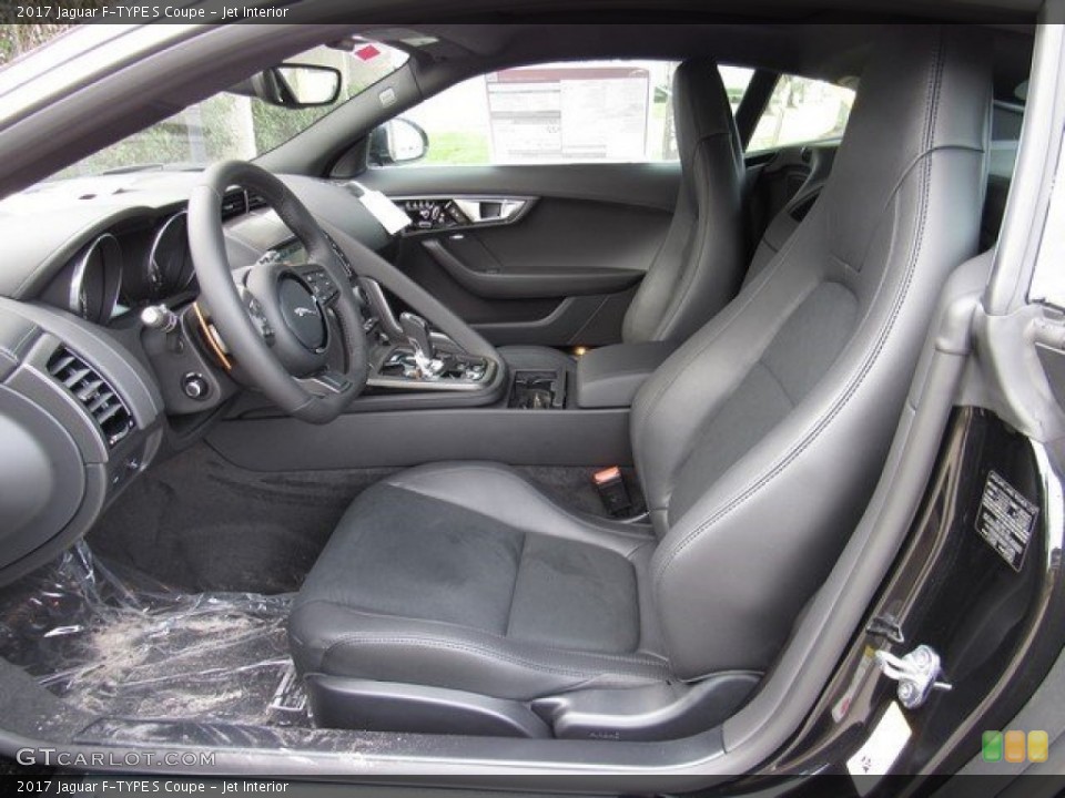 Jet Interior Front Seat for the 2017 Jaguar F-TYPE S Coupe #118054413