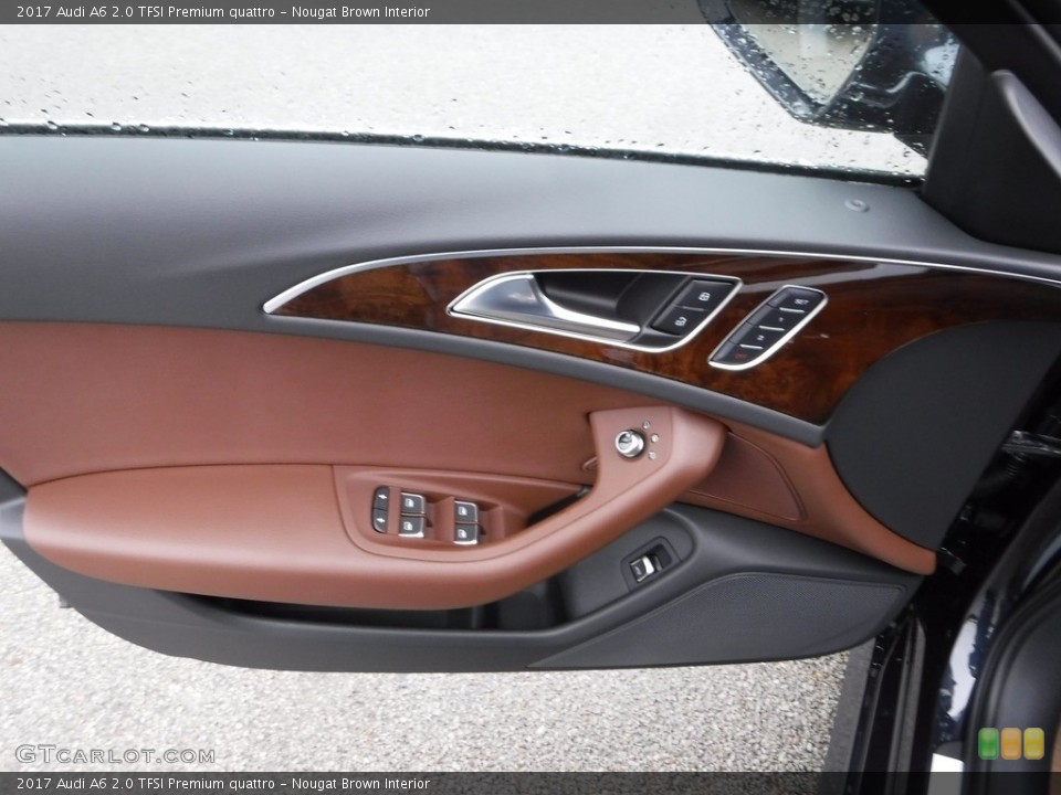 Nougat Brown Interior Door Panel for the 2017 Audi A6 2.0 TFSI Premium quattro #118054485