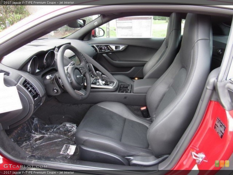 Jet Interior Front Seat for the 2017 Jaguar F-TYPE Premium Coupe #118054914