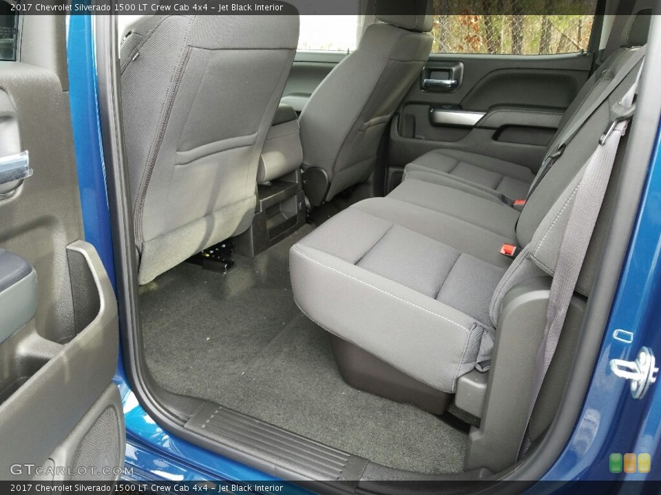 Jet Black Interior Rear Seat for the 2017 Chevrolet Silverado 1500 LT Crew Cab 4x4 #118058988