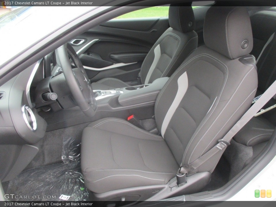 Jet Black Interior Front Seat for the 2017 Chevrolet Camaro LT Coupe #118060269
