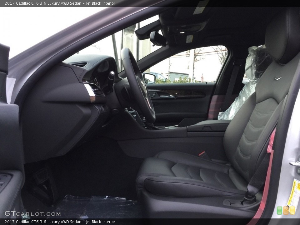 Jet Black Interior Front Seat for the 2017 Cadillac CT6 3.6 Luxury AWD Sedan #118067229