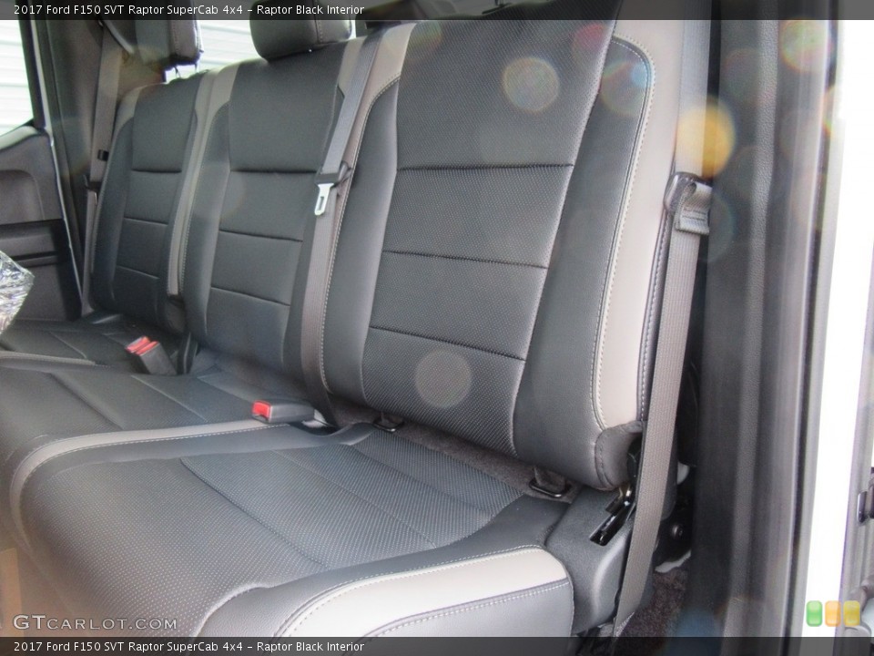 Raptor Black Interior Rear Seat for the 2017 Ford F150 SVT Raptor SuperCab 4x4 #118068498