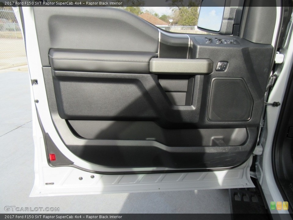 Raptor Black Interior Door Panel for the 2017 Ford F150 SVT Raptor SuperCab 4x4 #118068525