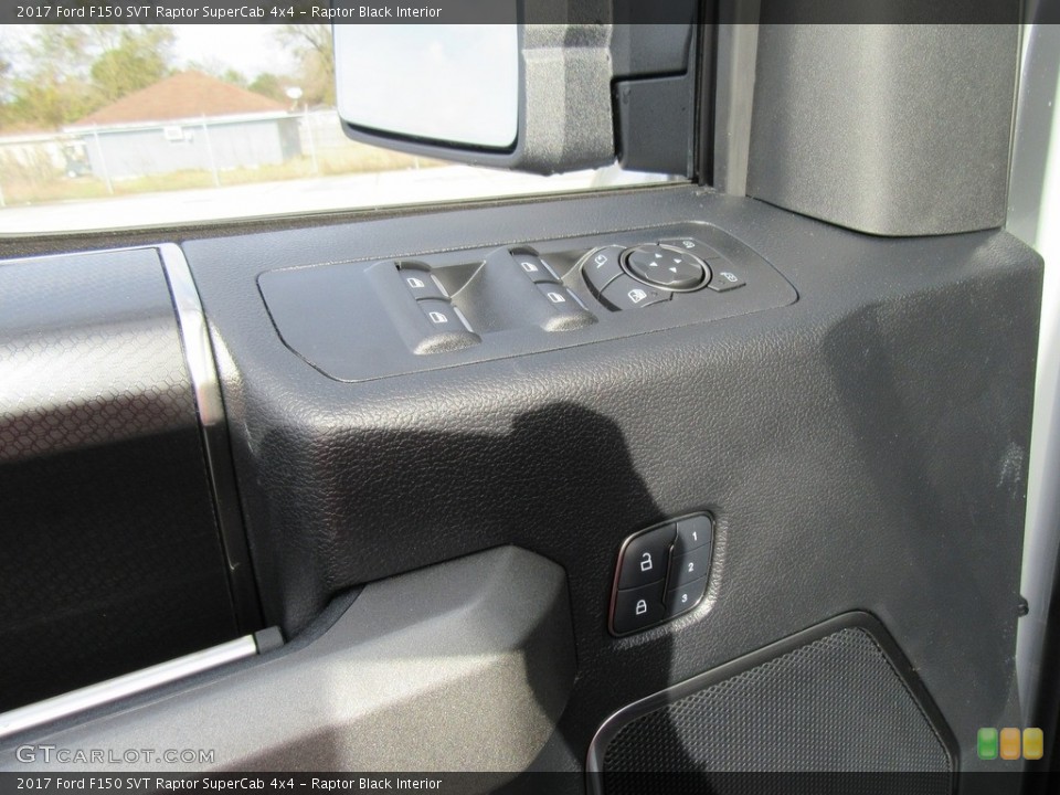Raptor Black Interior Controls for the 2017 Ford F150 SVT Raptor SuperCab 4x4 #118068552