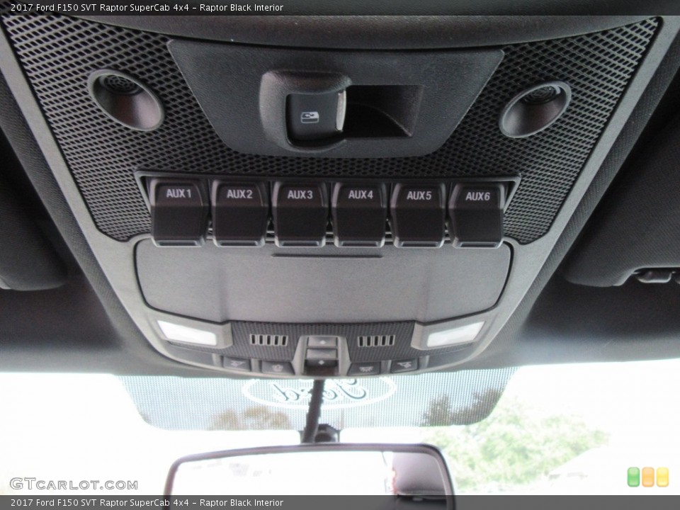 Raptor Black Interior Controls for the 2017 Ford F150 SVT Raptor SuperCab 4x4 #118068690