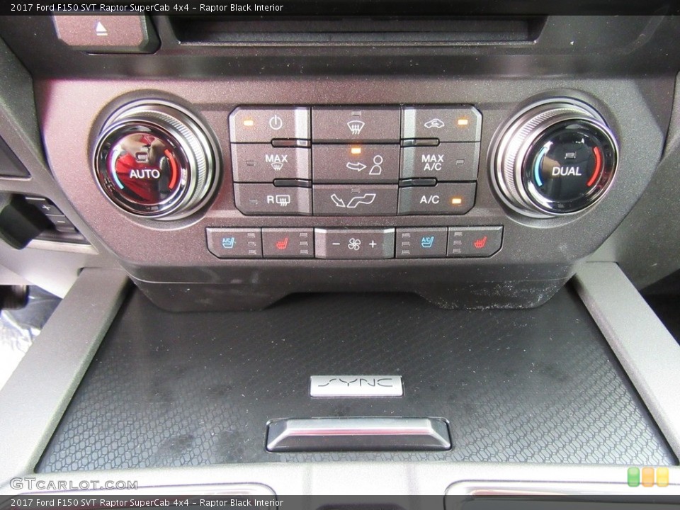 Raptor Black Interior Controls for the 2017 Ford F150 SVT Raptor SuperCab 4x4 #118068828